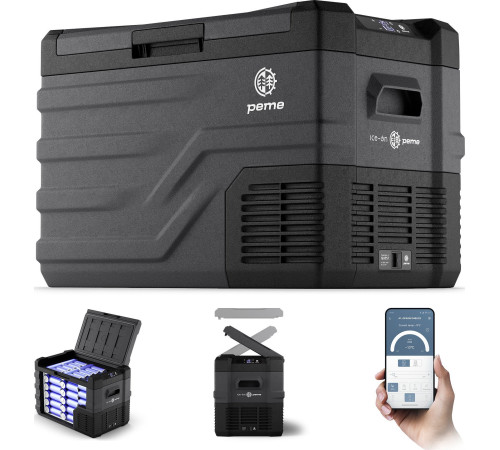 Дорожній холодильник Peme Quest 40, 35,3 л чорний