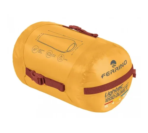 Спальний мішок FERRINO Lightec 1200 Duvet SS23, наповнений пір'ям Спальний мішок FERRINO Lightec 1200 Duvet SS23, наповнений пір'ям