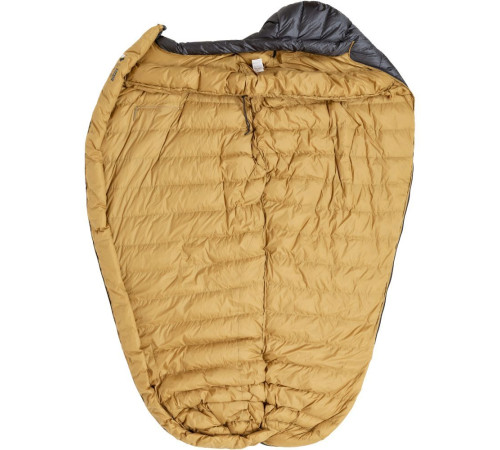 Спальник пуховий Turbat NOX 400 grey/cheddar orange - 185 см - сірий/помаранчевий