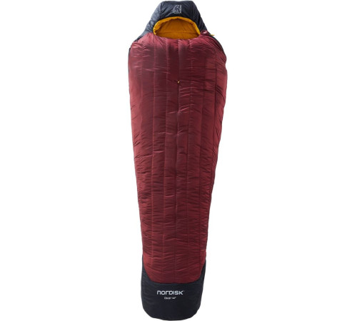 Спальник Nordisk Oscar -10° Mummy Large - бордовий/жовтий Спальник Nordisk Oscar -10° Mummy Large - бордовий/жовтий