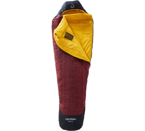 Спальник Nordisk Oscar -10° Mummy Large - бордовий/жовтий Спальник Nordisk Oscar -10° Mummy Large - бордовий/жовтий
