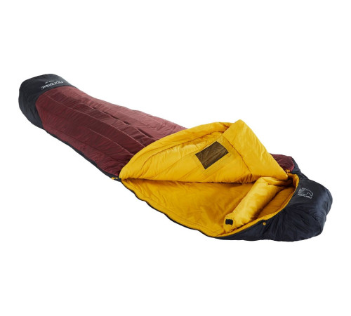 Спальник Nordisk Oscar -10° Mummy Large - бордовий/жовтий Спальник Nordisk Oscar -10° Mummy Large - бордовий/жовтий