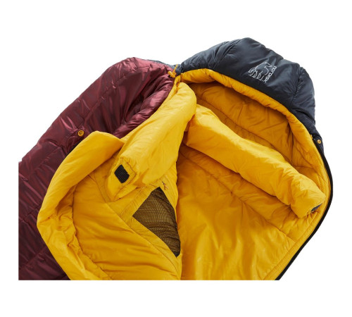 Спальник Nordisk Oscar -10° Mummy Large - бордовий/жовтий Спальник Nordisk Oscar -10° Mummy Large - бордовий/жовтий