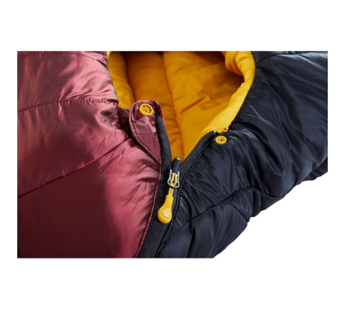 Спальник Nordisk Oscar -10° Mummy Large - бордовий/жовтий Спальник Nordisk Oscar -10° Mummy Large - бордовий/жовтий