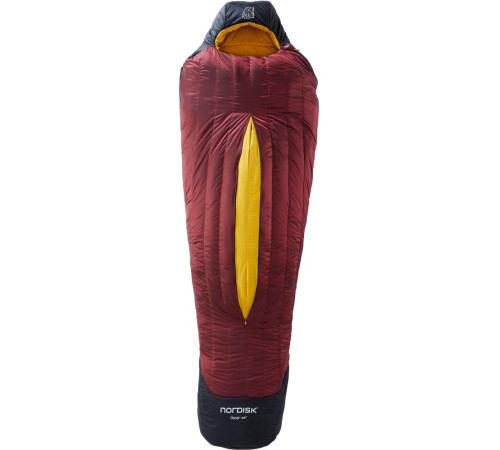 Спальник Nordisk Oscar -10° Mummy Large - бордовий/жовтий Спальник Nordisk Oscar -10° Mummy Large - бордовий/жовтий