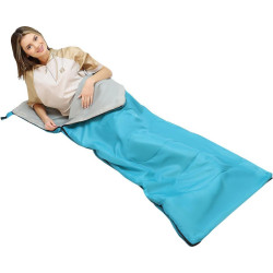 Туристичний спальний мішок Enero Camp синій 170x70см