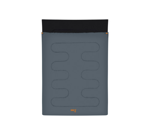 Спальний мішок NILS CAMP NC2001, 220 х 150 см, сіро-помаранчевий