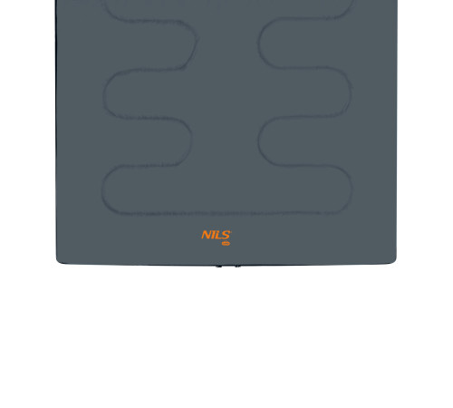 Спальний мішок NILS CAMP NC2001, 220 х 150 см, сіро-помаранчевий