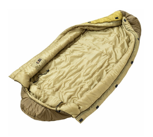 Спальник Turbat Vogen - 195 см - хакі/гірчичний