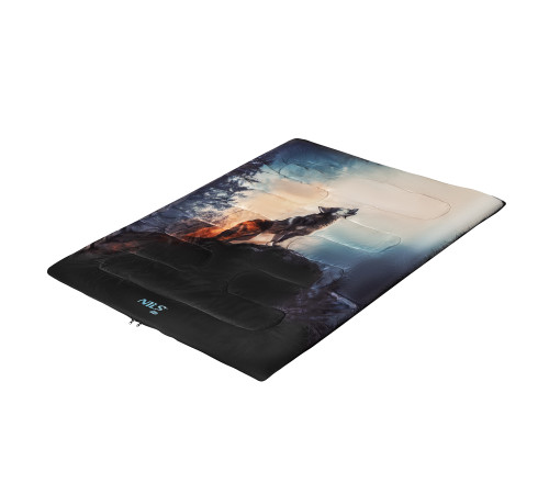 Спальний мішок 3в1 NILS CAMP NC3601, 200 х 140 см, різнокольоровий