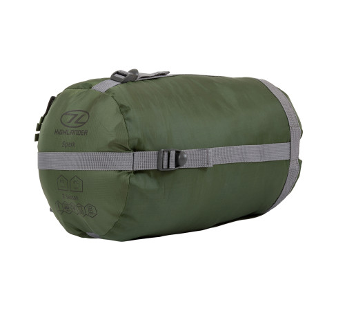 Спальний мішок Highlander Phoenix Spark 150/+4°C -оливковий Спальний мішок Highlander Phoenix Spark 150/+4°C -оливковий