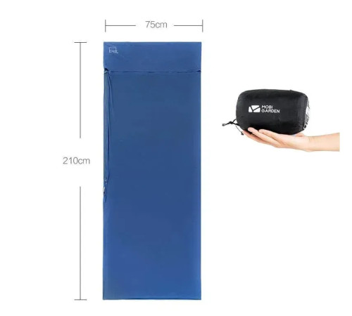 Вкладиш для спального мішка Mobi Garden YY Envelope NX20562030, оранжевий