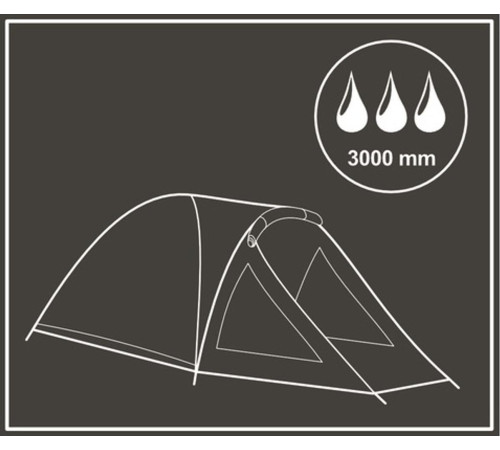 Enero NAMIOT 4 OSOBOWY COMFORT 330x250x105CM ENERO CAMP Enero NAMIOT 4 OSOBOWY COMFORT 330x250x105CM ENERO CAMP