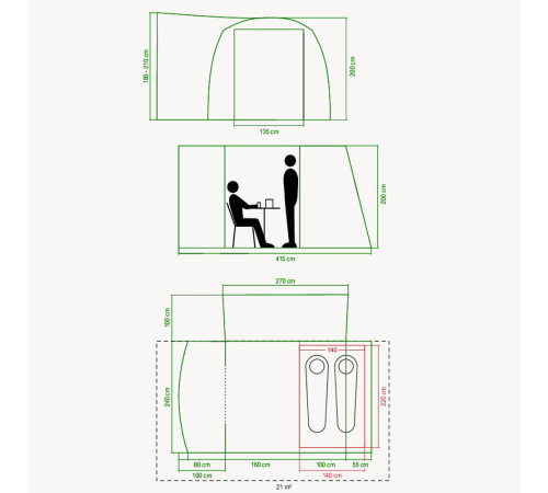 Кемпінговий намет Coleman Journey Master Pro XL