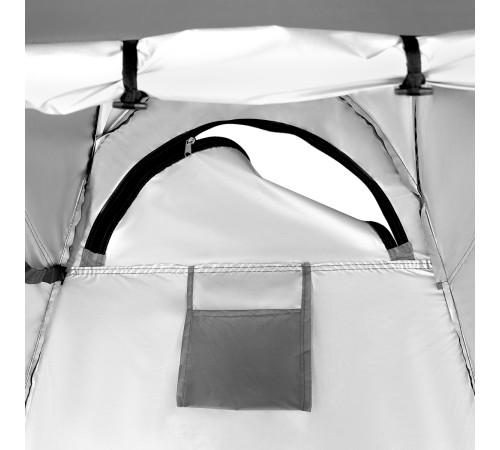 Намет санітарний NILS CAMP NC1706, 120 х 120 х 190 см, сірий