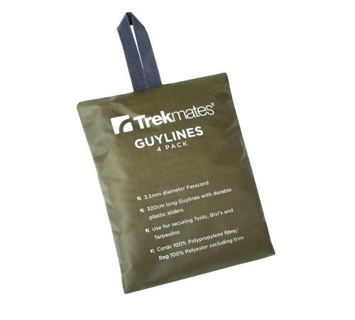 Розтяжка для тентів Trekmates Guy Lines - O/S - зелений