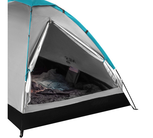 Намет двомісний NILS CAMP NC3021, 205 х 150 х 105 см, сірий