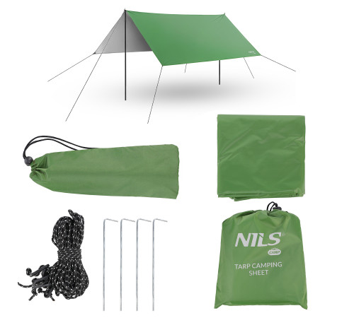Тент для кемпінгу NILS CAMP NC17107 300 х 300 см, зелений