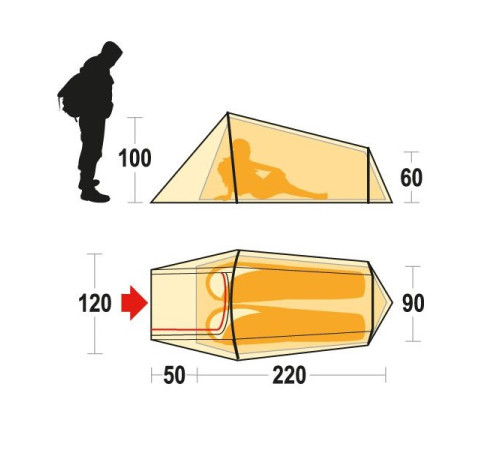 Намет для двох осіб FERRINO Sling 2 2021
