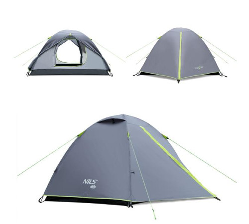 Намет для кемпінгу NILS CAMP EXPLORER NC6004 сірий Намет для кемпінгу NILS CAMP EXPLORER NC6004 сірий