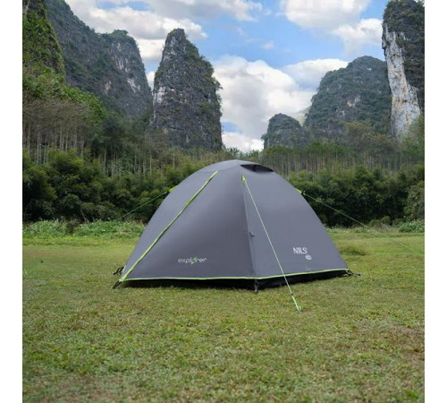 Намет для кемпінгу NILS CAMP EXPLORER NC6004 сірий Намет для кемпінгу NILS CAMP EXPLORER NC6004 сірий
