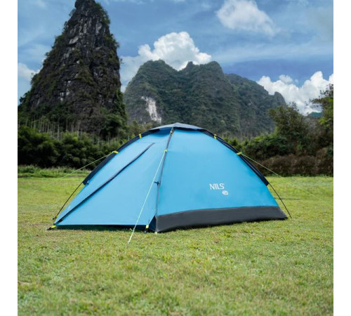 Намет для кемпінгу NILS CAMP NIGHTFALL NC6033 блакитний Намет для кемпінгу NILS CAMP NIGHTFALL NC6033 блакитний