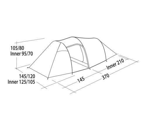 Намет двомісний Easy Camp Magnetar 200 Rustic Green (120414) Намет двомісний Easy Camp Magnetar 200 Rustic Green (120414)