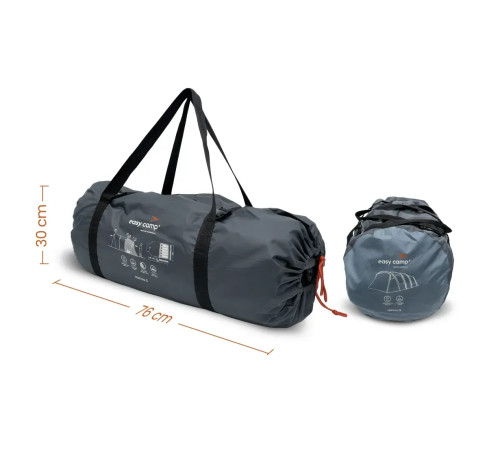 Намет п'ятимісний Easy Camp Hamra 5, 500 × 195 × 320 см, синій