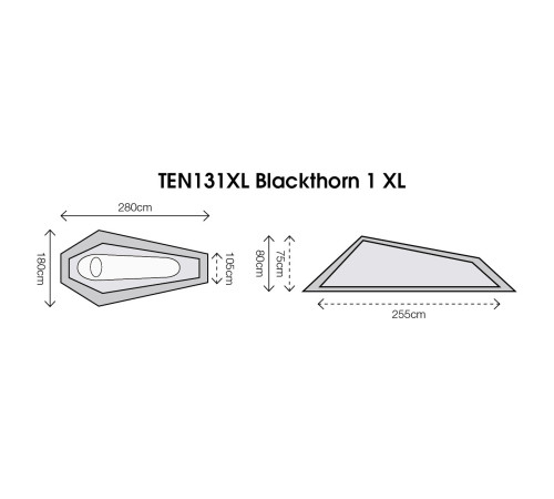Намет Highlander Blackthorn 1 XL HMTC (TEN131XL-HC) Намет Highlander Blackthorn 1 XL HMTC (TEN131XL-HC)