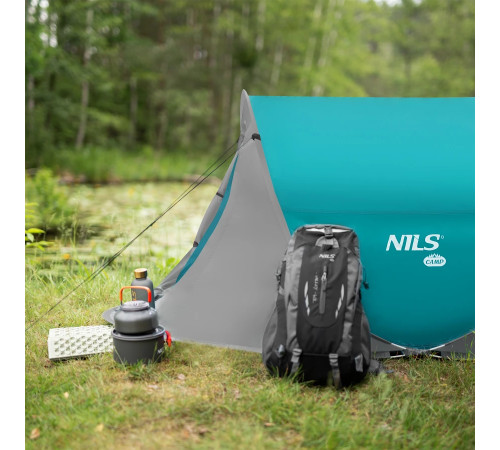 Пляжний намет NILS CAMP NC3743 сіро-блакитний