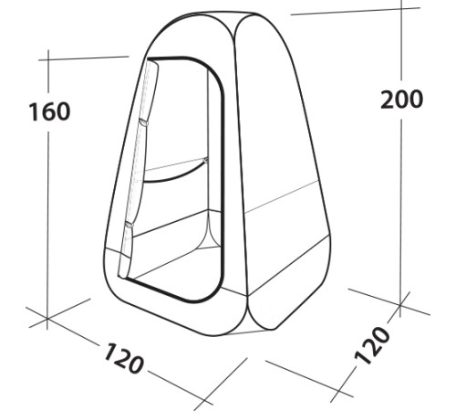 Намет технічний Easy Camp Little Loo Granite Grey (120427) Намет технічний Easy Camp Little Loo Granite Grey (120427)