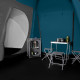 Намет чотиримісний NILS CAMP NC6431 Highland IV, 450 х 210 х 190 см, синьо-сірий