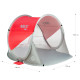 Намет пляжний NILS CAMP NC3142, червоно-сірий