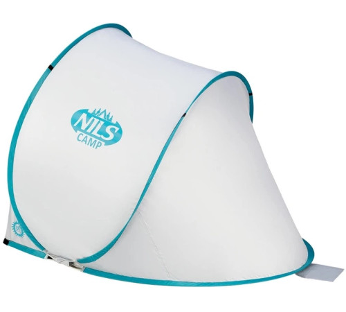 Намет саморозкладний NILS CAMP NC3173, 140 х 110 х 110 см, сіро-блакитний