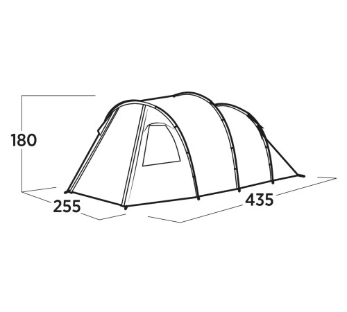 Намет чотиримісний Easy Camp Hidra 4, 435 х 180 х 255 см, зелений