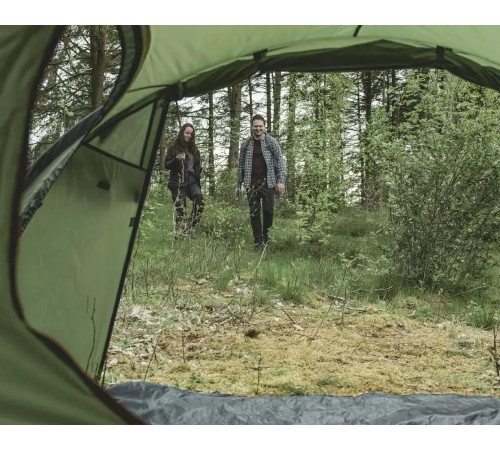 Намет чотиримісний Easy Camp Lomsdal 4, 380 х 150 х 260 см, зелений