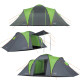 Намет кемпінговий NILS CAMP NC6431 HIGHLAND IV сіро-зелений