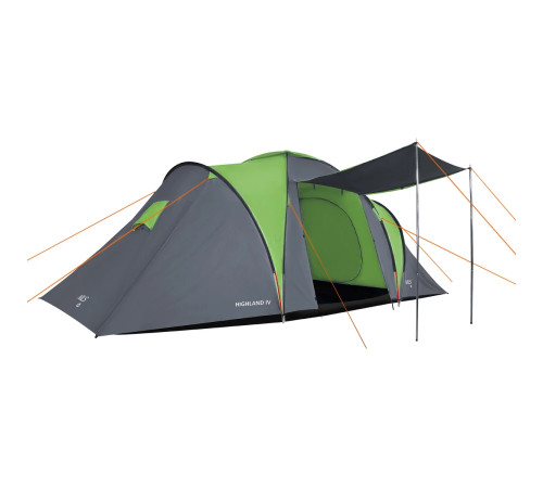 Намет кемпінговий NILS CAMP NC6431 HIGHLAND IV сіро-зелений