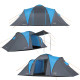 Намет кемпінговий NILS CAMP NC6431 HIGHLAND IV сіро-блакитний
