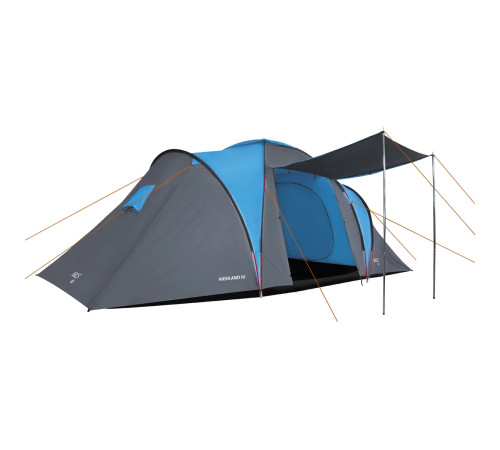 Намет кемпінговий NILS CAMP NC6431 HIGHLAND IV сіро-блакитний