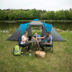 Намет кемпінговий NILS CAMP NC6431 HIGHLAND IV сіро-блакитний