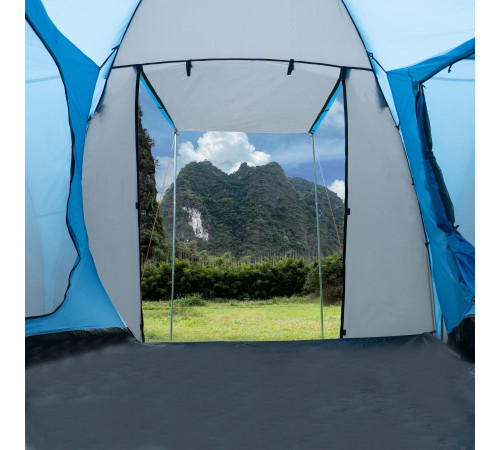 Намет кемпінговий NILS CAMP NC6431 HIGHLAND IV сіро-блакитний