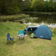 Намет кемпінговий NILS CAMP NC6012 TREKKER сіро-блакитний