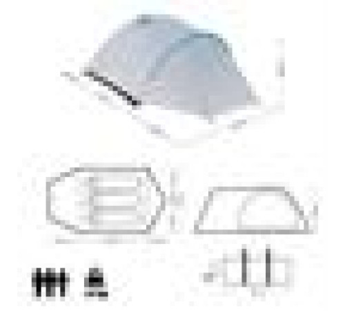 Намет NC6013 NILS CAMP сірий