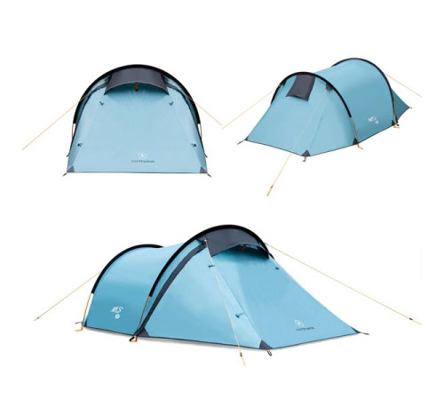 Кемпінговий намет NILS CAMP NC6003 NORTH PEAK блакитний Кемпінговий намет NILS CAMP NC6003 NORTH PEAK блакитний