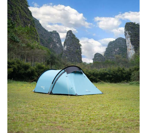 Кемпінговий намет NILS CAMP NC6003 NORTH PEAK блакитний Кемпінговий намет NILS CAMP NC6003 NORTH PEAK блакитний