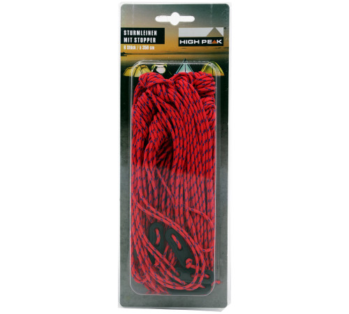 Відтяжки High Peak Guy Rope Set with Runner 350 см 6 шт. Red (42258) Відтяжки High Peak Guy Rope Set with Runner 350 см 6 шт. Red (42258)