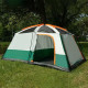 Намет кемпінговий на 6-8 осіб LU006, 380 х 260 х 190 см з тентом, зелений