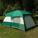 Намет кемпінговий на 6-8 осіб LU006, 380 х 260 х 190 см з тентом, зелений