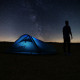 Намет туристичний одномісний NILS CAMP NC2501 ULTRA LIGHT, синій